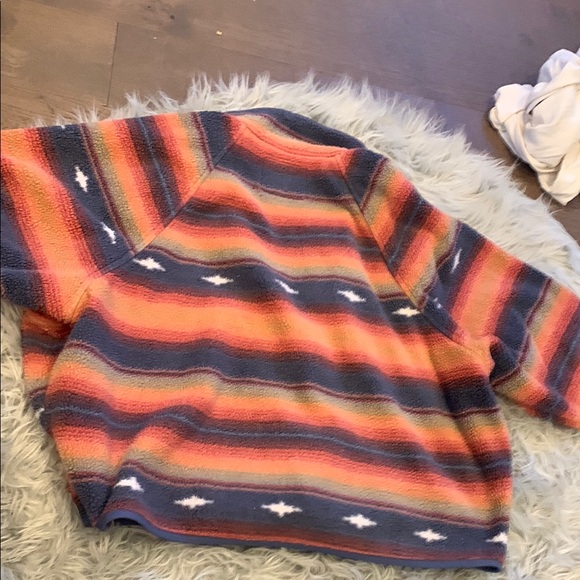 American Eagle Outfitters Multicolor Fleece Jacket - Picture 3 of 4